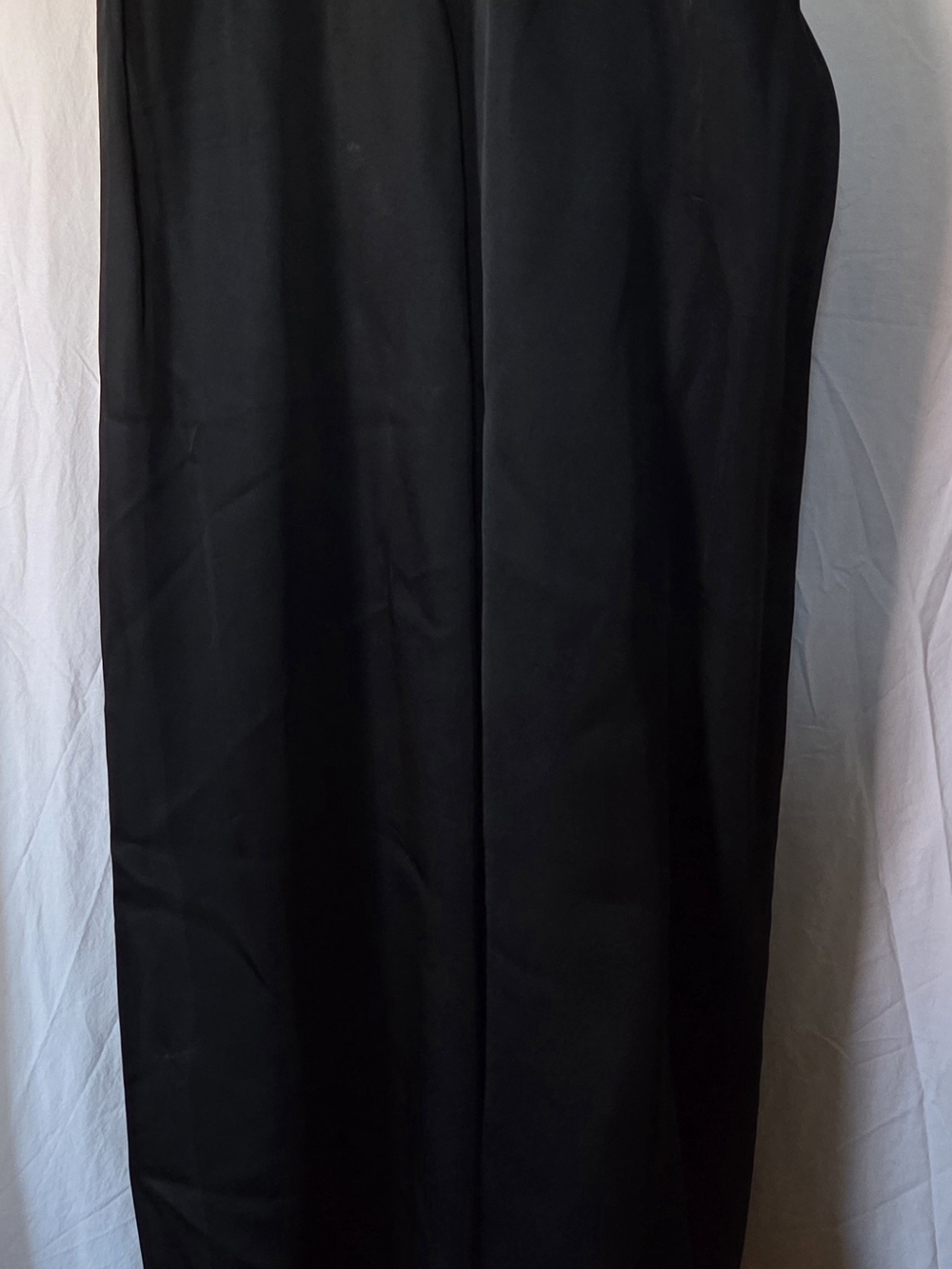 Ann Taylor LOFT Black Maxi Skirt - A-linesheer Overlay